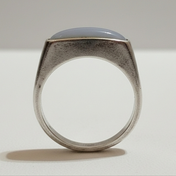 Carolyn Pollack Jewelry - Carolyn Pollack Sterling Silver Blue Chalcedony Ring Size 8